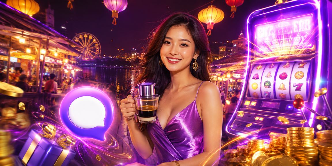 Người chơi thưởng thức trò slot và áp dụng voucher tại Phú Quốc